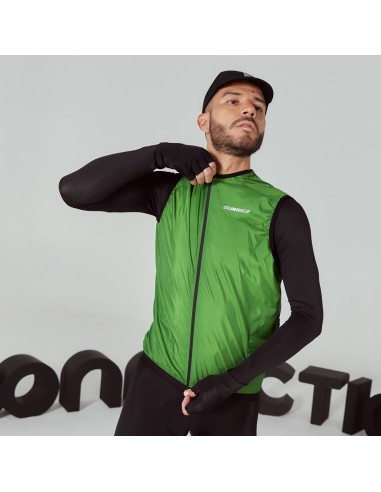 Chaqueta windbreaker sin mangas Nopal