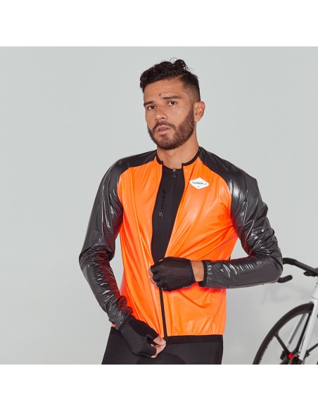 Chaqueta membrana impermeable Shadow 2.0 Naranja