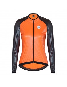 Chaqueta membrana impermeable Shell 2.0 Naranja