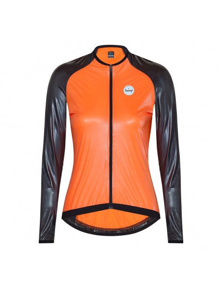 Chaqueta membrana impermeable Shell 2.0 Naranja