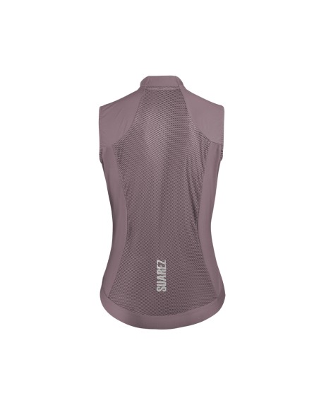 Chaqueta windbreaker sin mangas Barrier Purple Gray W