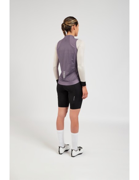 Chaqueta windbreaker sin mangas Barrier Purple Gray W