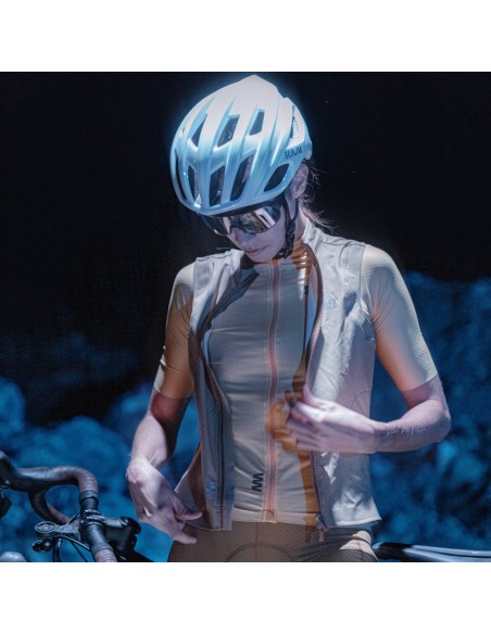 Chaqueta windbreaker sin mangas Barrier Sand W