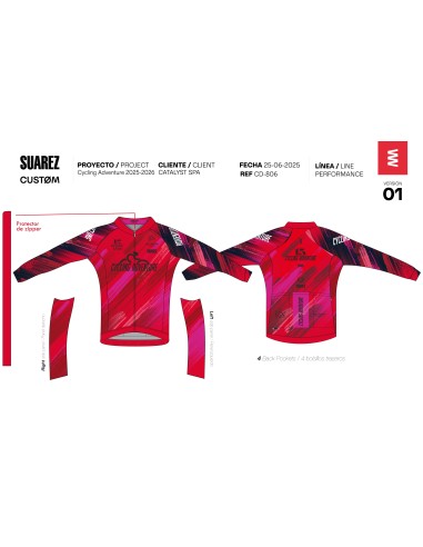 Tricota manga larga Cycling Adventure