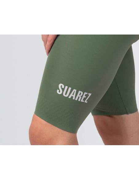 Short para Ciclismo con tirantes Suarez Spyder Green
