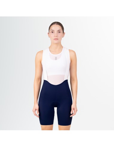 Short femenino para Ciclismo con tirantes Suarez Spyder Blue W