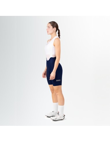 Short femenino para Ciclismo con tirantes Suarez Spyder Blue W