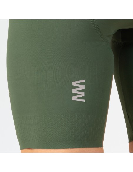 Short femenino para Ciclismo con tirantes Suarez Spyder Green W