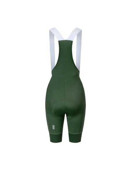 Short femenino para Ciclismo con tirantes Suarez Spyder Green W