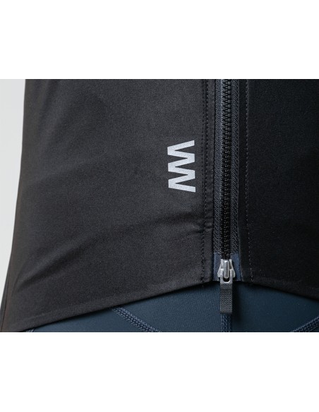 Chaqueta cortavientos Ciclismo sin manga Suarez Barrier Black