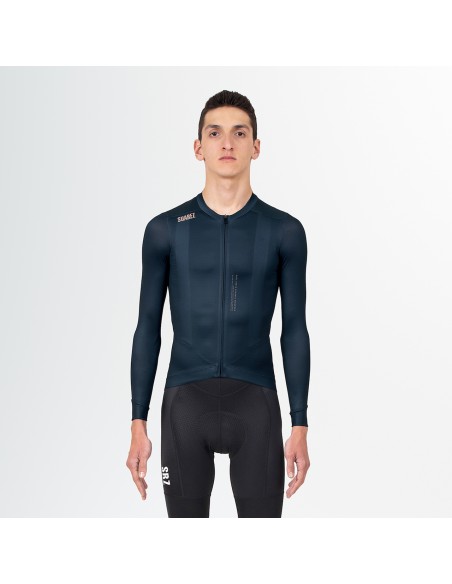 Tricota Manga Larga Lock Midnight Blue