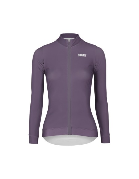 Jersey térmico para Ciclismo calce femenino Suarez Rise Dusk Purple W