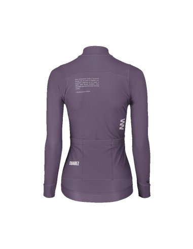 Jersey térmico para Ciclismo calce femenino Suarez Rise Dusk Purple W